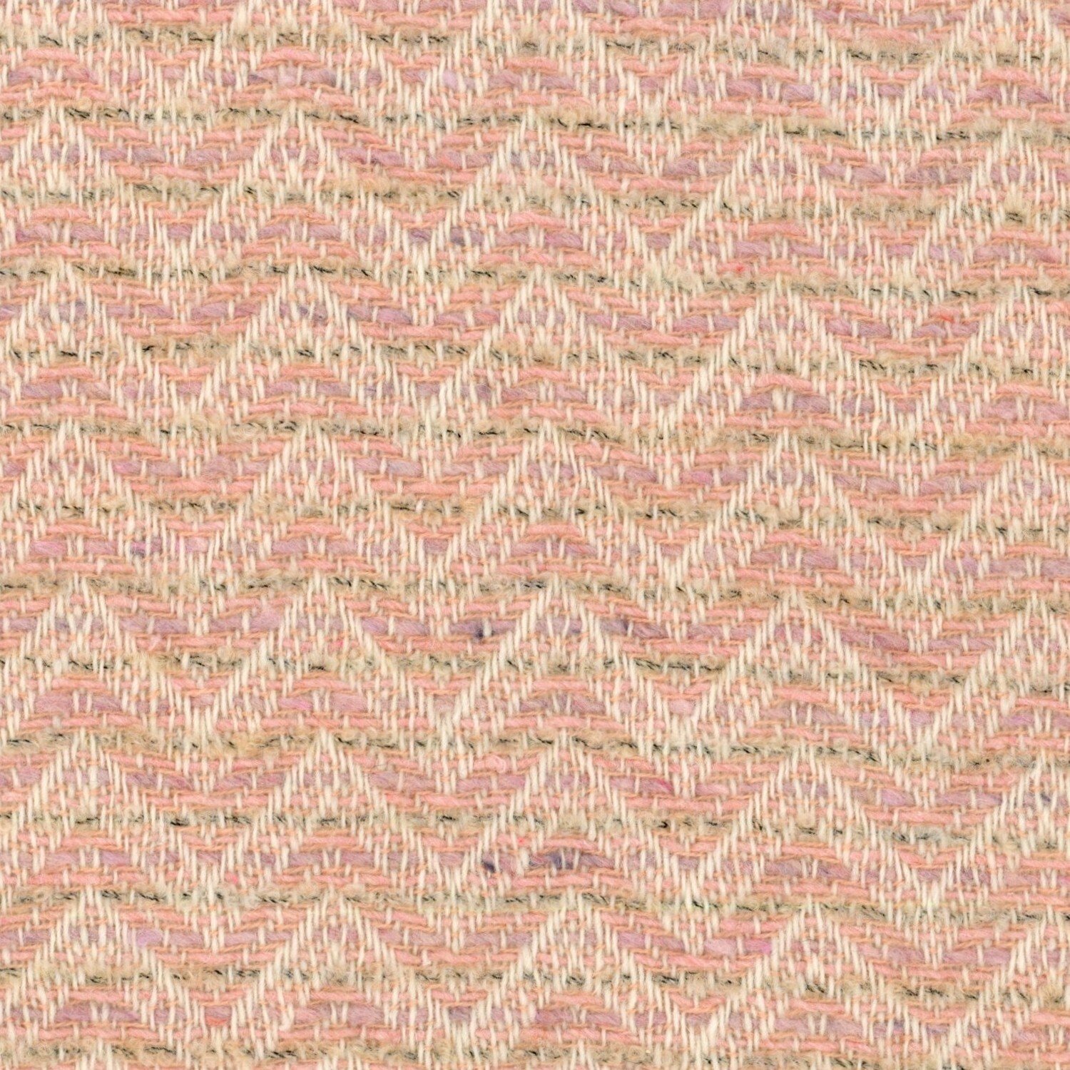 Pink Lavender and White Zigzag Tweed - Linton Tweeds (US)