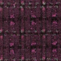 Dark purple, black and metallic textured tweed.