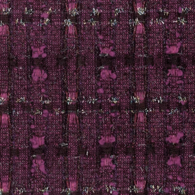 Dark purple, black and metallic textured tweed.