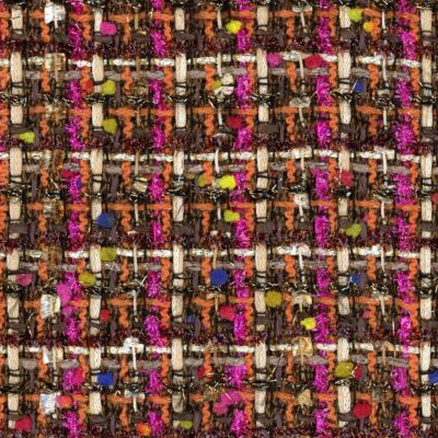 り*り様 sublations GLITTY TWEED FLARE TROUS Metallic / Shiny Fabric - Linton Tweeds